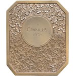 IIIe République (1870-1940). Plaque, archangel or victory, by E. Fraisse 1931, Paris.