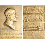 IIIe République (1870-1940). Plaquette, hommage de la compagnie Saint-Gobain à Lucien Delloye, by P. le Faguays 1931, Paris.
