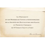 IIIe République (1870-1940). Plaquette, hommage de la compagnie Saint-Gobain à Lucien Delloye, by P. le Faguays 1931, Paris.