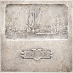 Victor-Emmanuel III (1900-1946). Plaque, Venise et le peintre Félix Ziem, by A. Motti, no. 36 1911, Paris (Sandoz éditeur).