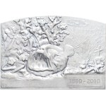 Albert I (1889-1922). Plaque, centenary of the inauguration of the Monaco Oceanographic Institute in 1910, by R. Grégoire 2010.