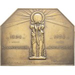 Swiss Confederation (1848 to present). Plaque, 40th anniversary of the Omega watch, by E. Doumenc 1934.