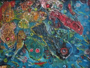 Kazimiera Myk-Magdziak, W oceanie, 2018 r.