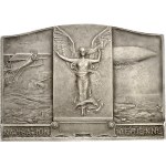 Third Republic (1870-1940). Plaque, Commission des valeurs de douane, "la navigation aérienne" by A. Morlon, ND (c.1925), Paris.