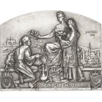 François-Joseph I (1848-1916). Plaque, Bosnia-Herzegovina pavilion at the Exposition Universelle de Paris 1900, by H. Kautsch 1900, Paris.