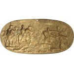 Louis-Philippe I (1830-1848). Oval plaque, The Battle of Austerlitz, December 2, 1805, after François Gérard, by P.-J. Chardigny (unsigned) ND (after 1833), Paris.