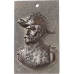 Third Republic (1870-1940). Hardened wood plaque, General Boulanger ND (c.1889).