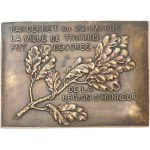 IIIe République (1870-1940). Plaquette, Ville de Tournus, centenaire de la Légion d