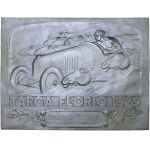 Victor-Emmanuel III (1900-1946). Uniface electrotype plate for the Targa Vincenzo Florio race, by Henry Dropsy 1929, Paris.