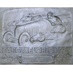 Victor-Emmanuel III (1900-1946). Uniface electrotype plate for the Targa Vincenzo Florio race, by Henry Dropsy 1929, Paris.