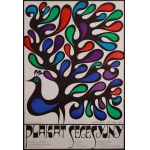 proj Hubert HILSCHER (1924-1999), Art Nouveau poster, 1971