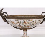 VZOR S UŠIMA porcelán s bronzovou WAZOU