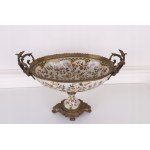 VZOR S UŠIMA porcelán s bronzovou WAZOU