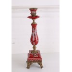 CANDELE PORCELLANEE ROSSE - Accessori in bronzo