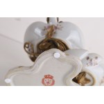 Podlahový talíř s ptákem