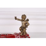 Piatto d'angelo in bronzo