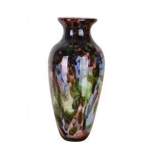 Murano style glass vase