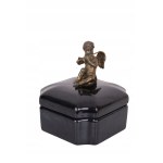 Porcelain casket with bronze