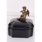 Porcelain casket with bronze