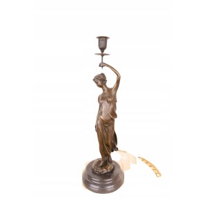 Portacandele in bronzo