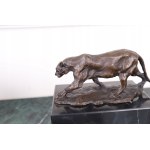 Bronze sculpture - large cat