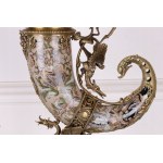Bronze-wrapped horn of plenty