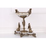 Magnifique PATRON en porcelaine décorée avec du bronze