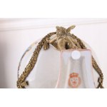 Porcelain and bronze casket