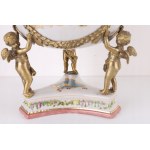 Porcelain and bronze casket