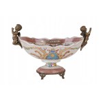 Porcelain bronze platter