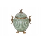 Stiletto in porcelain and bronze