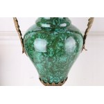 Porcelain vase with bronze