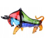 Large Murano style glass bull