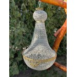 Crystal glass chandelier