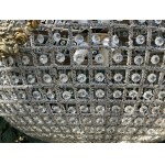 Crystal glass chandelier