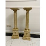 Marble column posts