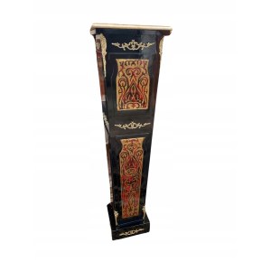 Baroque table with brass marquetry