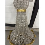 Crystal glass chandelier