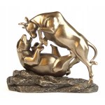 Stock market figure Bull and bear