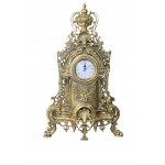 Brass mantel clock