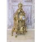 Brass mantel clock