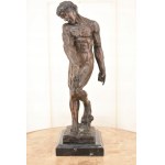 Bronze sculpture figure