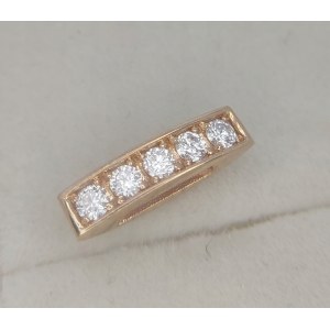 Gold Pendant with Natural Diamond Vs. Gross Valuation: $780USD