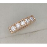 Gold Pendant with Natural Diamond Vs. Gross Valuation: $780USD