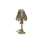 Brass rococo style lamp