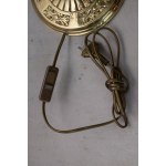 Brass rococo style lamp