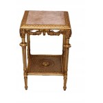 Table with marble top