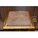 Table with marble top