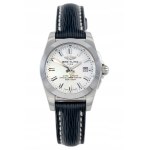 BREITLING GALACTIC 29 SLEEKT MOP PEARL DIAL STEEL