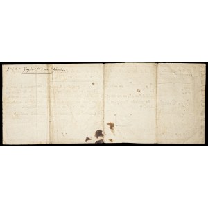 Bearer registration of 25 francs 21 Nivôse an IV.